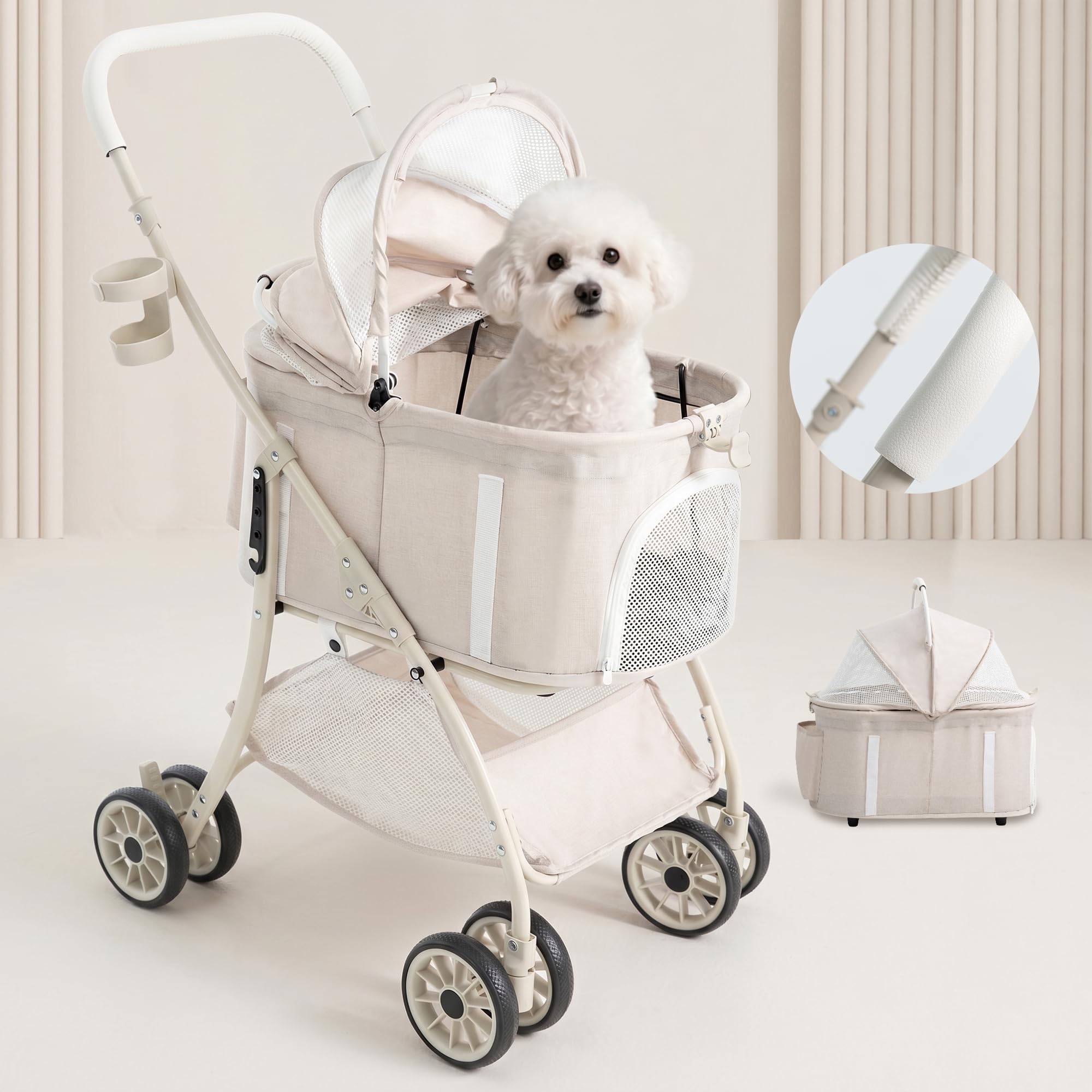 【55cmゆりかご · 超軽量4.5KG】MILA&LOUIS ペットカート a Amazon | 【55cmゆりかご · 超軽量4.5KG】MILA&LOUIS ペットカート